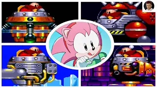 Sonic 3 and Knuckles (Sonic Origins Plus) All Bosses as Amy Rose + Ending (NO DAMAGE)