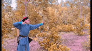 Autumn special effects video：bad shooting 7 liangzhi manchu bow 32inch 95lb 30inch 88lb