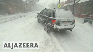 'Bomb cyclone' weather emergency across US East Coast 🇺🇸