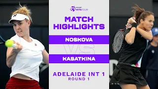 Linda Noskova vs. Daria Kasatkina | 2023 Adelaide 1 Round 1 | WTA Match Highlights