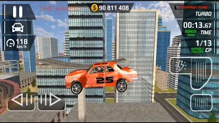 Smash Car Hit - Impossible Stunt  Android Gameplay keren HD mobil rintangan baru di gedung ronde 18