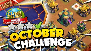 3 Star the October Qualifier Challenge (Clash of Clans)