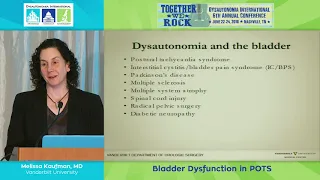 Bladder Dysfunction in POTS - Melissa Kaufman, MD