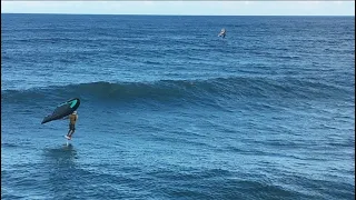 Wing foil surfing kauai 5.16.2024