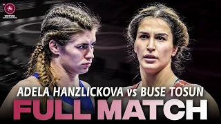 Buse TOSUN (TUR) vs. Adela HANZLICKOVA (CZE) | 2024 Seniors European Championships | 1/2 | WW 68Kg