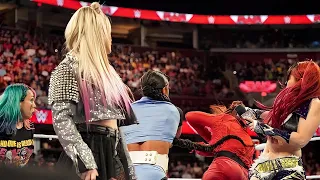 iyo sky,dakota kai,bayley vs alexa bliss,asuka,bianca belair wwe raw highlights today raw highlights