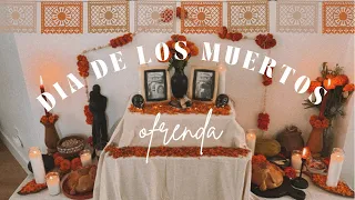 DAY OF THE DEAD ALTAR/OFRENDA 🧡 | how to make an ofrenda, my mexican traditions, halloween