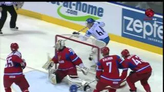 IIHF WC 2011-05-13 - Finland vs Russia - 19 year old Mikael Granlund scores wraparound goal