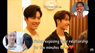 [Engsub] Yizhan Exposing Their Relationship For Five Minutes Straight | REACTION