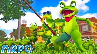 Attack of the Frogs! 🐸 | ARPO The Robot Classics | Full Episode | Funny Kids Cartoons