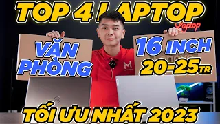 [TỔNG HỢP] 4 mẫu Laptop Văn phòng 16 inch từ 20 đến 25 triệu - Tối ưu nhất 2023??? | LaptopWorld