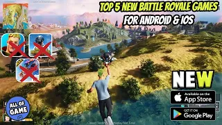 Top 5 NEW Battle Royale Games For Android & iOS | Mobile Battle Royale