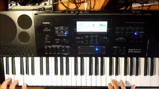 Мираж -  Звёзды нас ждут(cover на синтезаторе Casio CTK-7200)