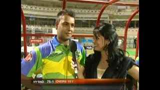 ICL 2008 - Mayanti Langer interviews Stuart Binny. Asks him about marraige! Rarest footage.