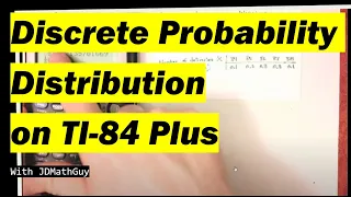 Discrete Probability Distribution on TI-84 Plus