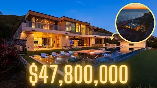 Inside $47,800,000 OCEANFRONT Malibu Mansion | 11870 Ellice Street