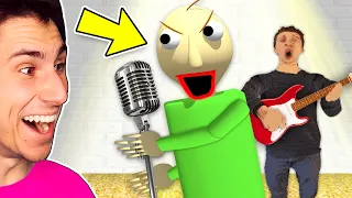 Baldi is a Famous ROCK STAR! | Baldi's Basics