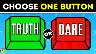 Choose One Button - Truth or Dare Challenge 🟢🔴 | Monsterpedia