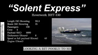 HOVERCRAFT Solent Express BHT 130 (will it go or will it come back) looking very poorly 15/03/2023