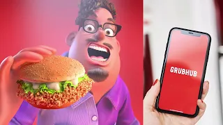 The Grubhub AD but it gets Political