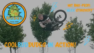 CoolBudDudes® - Premium CBD Brand in Action ! (BMX) - mit Alex Stinshoff  (CBD-Gelenkbalsam-AD) 4K