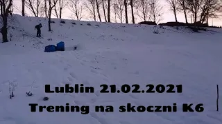 Amatorskie skoki narciarskie w Lublinie 21.01.2021