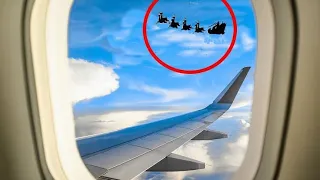 जब आसमान में दिखे Santa Claus | Santa Claus Caught On Camera & Spotted In Real Life | Santa claus