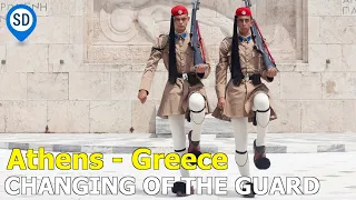 The Changing of The Guard in Athens, Greece