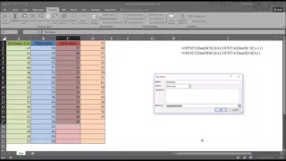 Static and Dynamic Named Ranges in Microsoft Excel