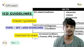 ICD guidelines ll HIV & AIDS guidelines ll chapter 1 #icd #icdguidelines #cpt #guidelines #cpcexam