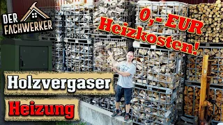 So unglaublich günstig heizt eine Holzvergaserheizung