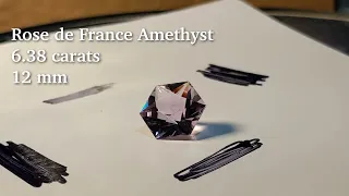 Faceting Gemstones: Cutting an Amethyst for Competition Practice