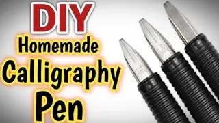 How to make calligraphy pen 🖋 at home / DIY calligraphy pen / Bebo Vlogs
