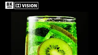 8K HDR Beautiful Lemon & Orange Juice | Dolby Vision