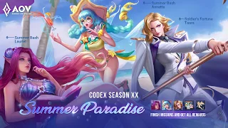 Summer Paradise Codex Season 20 - Garena AOV (Arena of Valor)