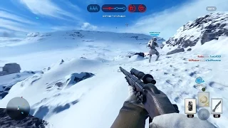 Star Wars: Battlefront Multiplayer Gameplay - Walker Assault on Hoth! (Defense)