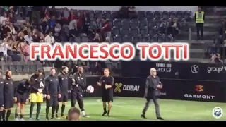 Francesco TOTTI in campo, La Notte DEI RE, 2 Giugno 2019, presentazione giocatori