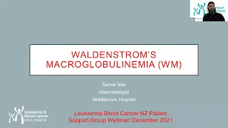 Waldenstrom's Macroglobulinemia Webinar
