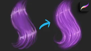 How to Draw Colored Hair Digitally | Procreate Tutorial