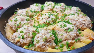 Всё сложила в СКОВОРОДУ и ЗАБЫЛА! БЕЗ ВОЗНИ и ЗАМОРОЧЕК! Вкусный УЖИН из простых продуктов