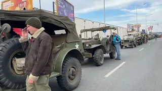 Slavnosti svobody 2024 Plzeň - příprava na Convoy of Liberty