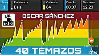 OSCAR SANCHEZ ciclo indoor Spinning 40 TEMAZOS