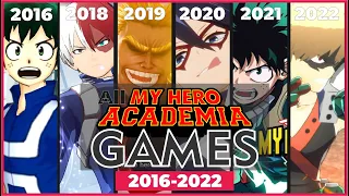 ALL MY HERO ACADEMIA GAMES (2016-2022) | 4K