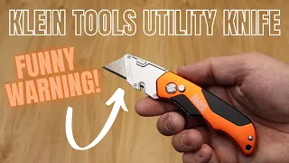 KLEIN TOOLS MAKES UTILITY KNIVES??? - KLEIN TOOLS FOLDING UTILITY KNIFE (#44131) - REVIEW