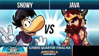 Snowy vs Java - Losers Quarter-Final - BCX Singles 2021 - NA 1v1