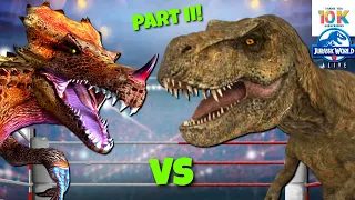 PYROSUCHUS vs REXY! PART II- The Queen's Revenge?? 5 Rounds- Who will Win?? (JWA 2.19)