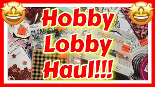 ⭐⭐ HOBBY LOBBY HAUL | 75% OFF CLEARANCE AND MORE! COME SEE!!! ⭐⭐