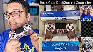 PlayStation Rose Gold DualShock 4 Wireless Controller (New Color)