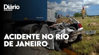 Acidente mata seis pessoas da mesma família no RJ