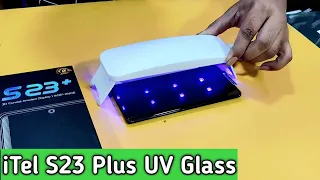 iTel S23 Plus UV Tempered Glass | Curved Glass Guard | Best screen protector 2023